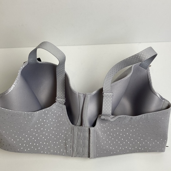 Wacoal NWT Back Appeal T-Shirt Silver Underwire Bra Plus Size Coquette 42DDD 42F - Picture 9 of 13